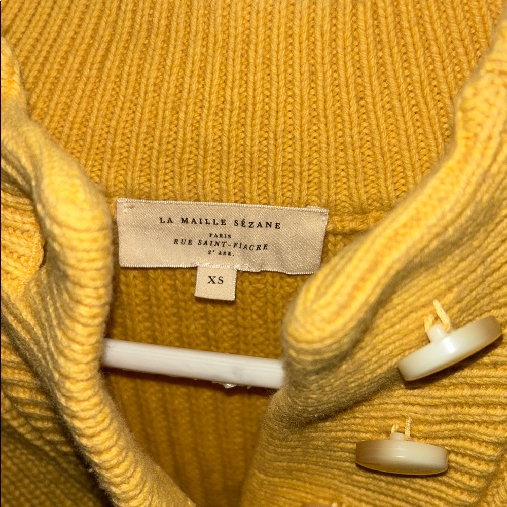Sezane Lucas Jumper yellow xs - Picture 4 of 9